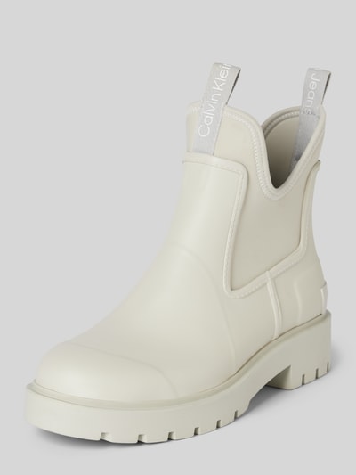 Calvin Klein Jeans Gummistiefel mit Label-Detail Offwhite 1