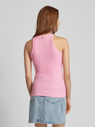 Rich & Royal Tanktop in Ripp-Optik Rosa 5