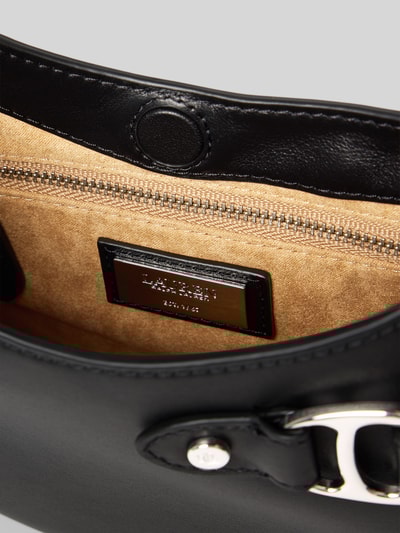 Lauren Ralph Lauren Handtasche aus Rindsleder mit Tragehenkel und Schulterriemen Black 5