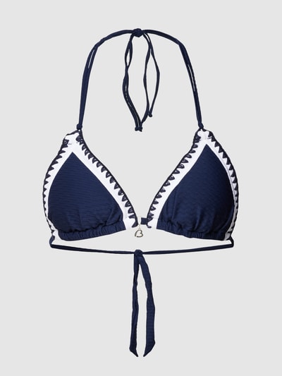 Banana Moon Bikini-Oberteil in Two-Tone-Machart Modell 'BLUCO' Marine 2