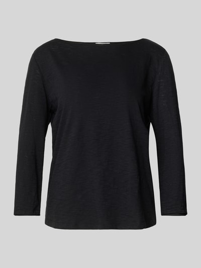s.Oliver RED LABEL Regular Fit 3/4-Shirt aus reiner Baumwolle BLACK 2