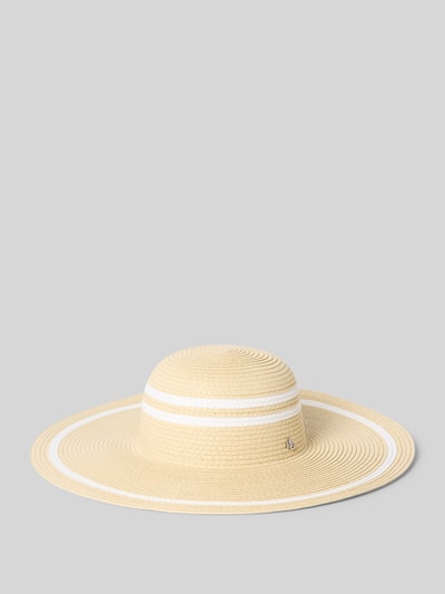 Lauren Ralph Lauren Sonnenhut mit breiter Krempe und Label-Detail Beige 1