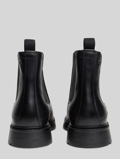 Tommy Hilfiger Chelseas aus echtem Rindsleder Black 5