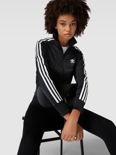 adidas Originals Sweatjack met galonstrepen, model 'FIREBIRD' Zwart - 3