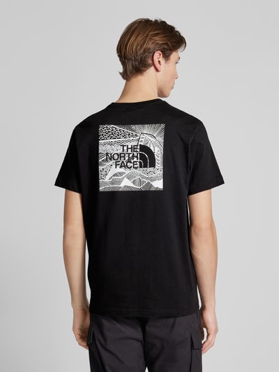 The North Face T-Shirt mit Label-Print Black 5