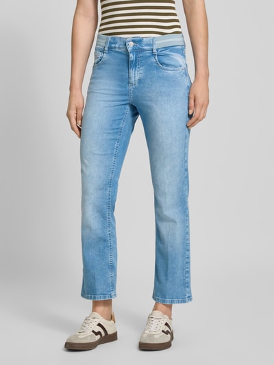 Angels Bootcut fit jeans met verkorte pasvorm, model 'LENI' Lichtblauw - 4