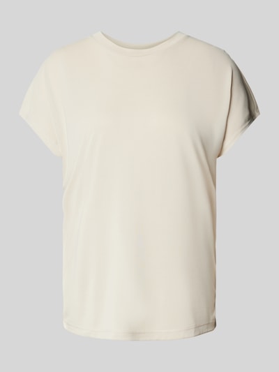 Jake*s Collection Straight fit T-shirt met ronde hals Ecru - 2