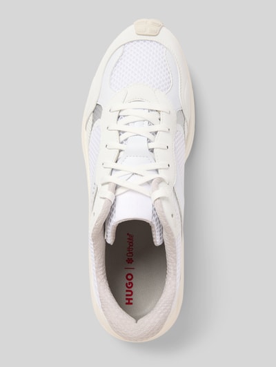 HUGO Sneaker mit Schnürung und Label-Detail Weiss 3