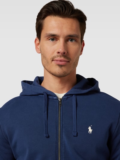 Polo Ralph Lauren Sweatjack met logostitching Marineblauw - 3