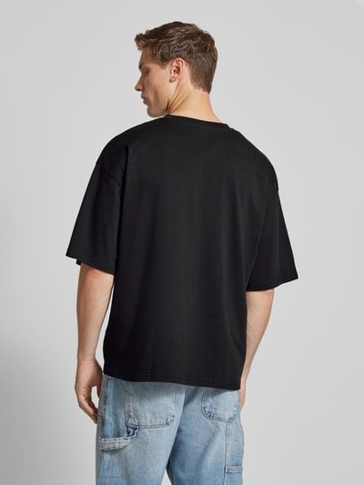 REVIEW T-Shirt mit Label-Print Black 5