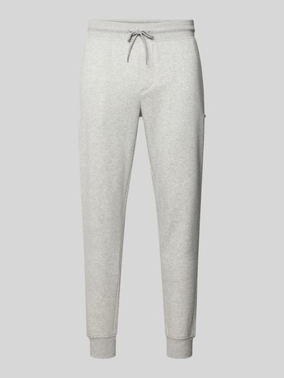 Tommy Jeans Slim Fit Sweatpants in Melange-Optik Hellgrau Melange 2