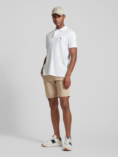 Polo Ralph Lauren Slim Stretch Fit Shorts im unifarbenen Design Beige 1