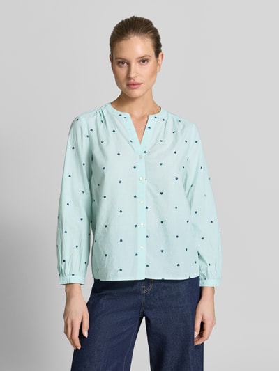 Tom Tailor Regular Fit Hemdbluse aus reiner Baumwolle Mint 4