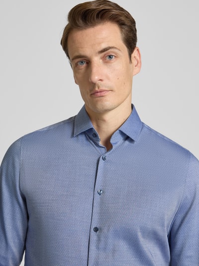 OLYMP Level Five Slim fit zakelijk overhemd met knoopsluiting Marineblauw - 3