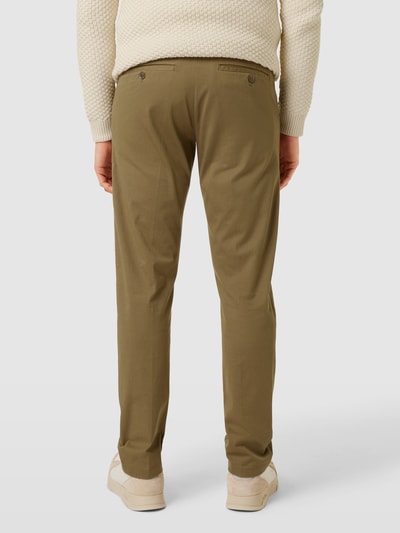 Esprit Collection Chino met steekzakken, model 'TWILL' Roodbruin - 5