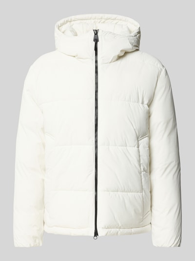 Strellson Kurtka pikowana o kroju regular fit z kapturem model ‘SMOOTH’ Złamany biały 2