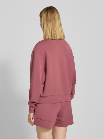 VARLEY Sweatshirt mit Stehkragen und Reißverschluss Modell 'davidson' Dunkelrot Melange 5