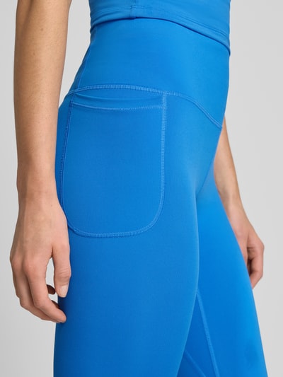 Under Armour Legginsy z nadrukiem z logo i elastycznym pasem model ‘EMEA’ Niebieski 2