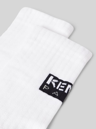 Kenzo Socken mit Label-Print Offwhite 2