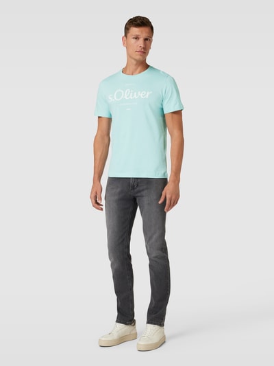 s.Oliver RED LABEL T-Shirt mit Label-Print Mint 1