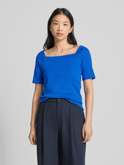 Marc Cain T-Shirt mit Karree-Ausschnitt Royal 4