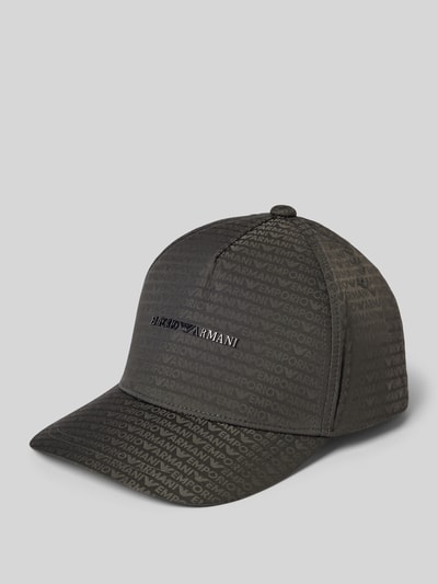 Emporio Armani Basecap mit Label-Applikation Oliv 1