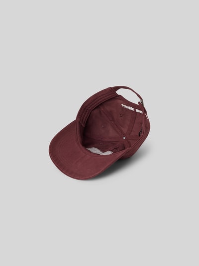 Anine Bing Basecap mit Label-Stitching Bordeaux 3