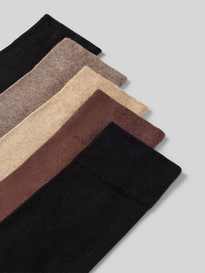 Produktfoto, Socken im 5er-Pack mit gerippten Bündchen von MCNEAL, mieszanka bawełny z dodatkiem streczu, prążkowane ściągacze, detal z logo, różne kolory