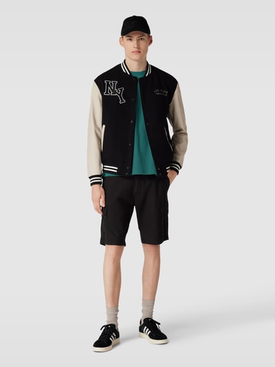Preach Oversized T-Shirt mit Label-Print Dunkelgruen 1