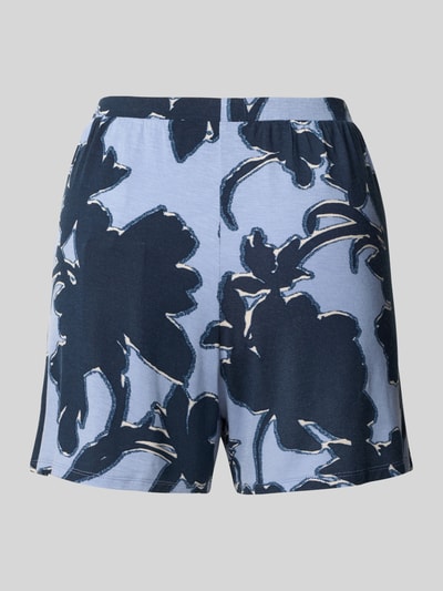 Marc O'Polo Relaxed fit korte pyjama met steekzakken opzij Bleu - 3