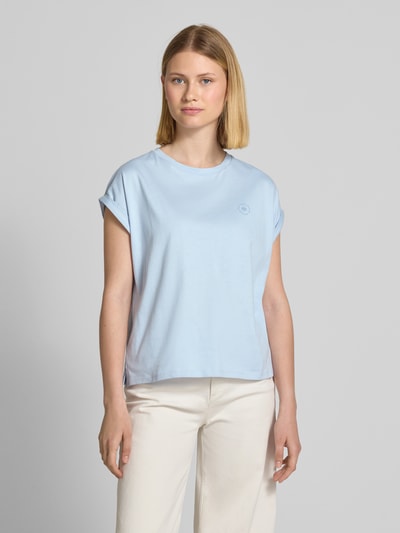 OPUS T-shirt met ronde hals, model 'Sparis' Lichtblauw - 4