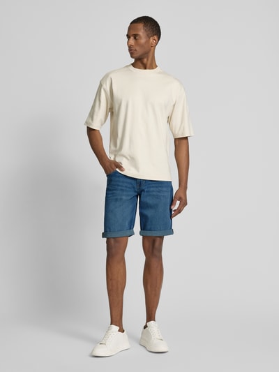 Christian Berg Men Bermuda im 5-Pocket-Design Hellblau 1