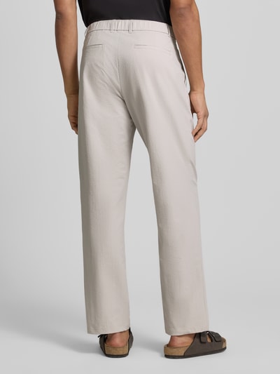 Jake*s Studio Men Regular Fit Hose mit französischen Eingrifftaschen Kitt 5