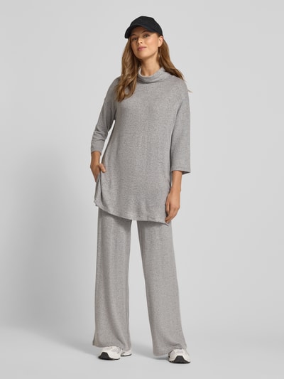 Soyaconcept Longsleeve mit Rollkragen Modell 'Biara' Mittelgrau Melange 1