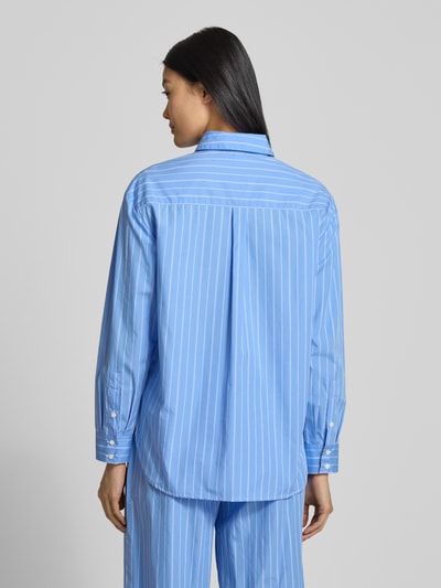 MAX&Co. Regular Fit Hemdbluse mit Brusttasche Modell 'BARI' Bleu 5