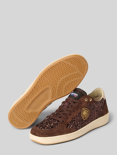 Blauer USA Sneakersy sznurowane Ciemnobrązowy 4