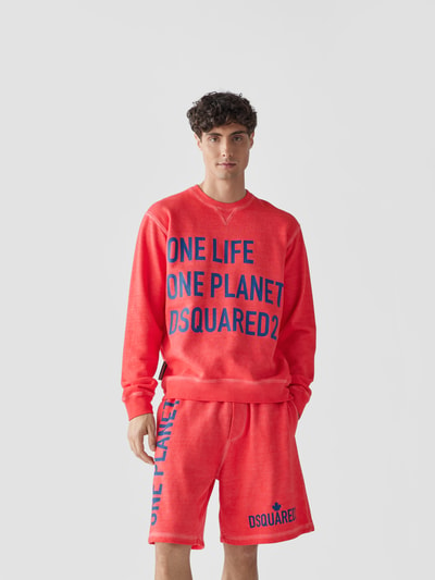 Dsquared2 Sweatshirt mit Prints Rot 4