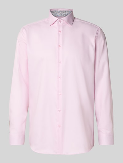 SEIDENSTICKER REGULAR FIT Regular Fit Business-Hemd mit Knopfleiste Rose 2