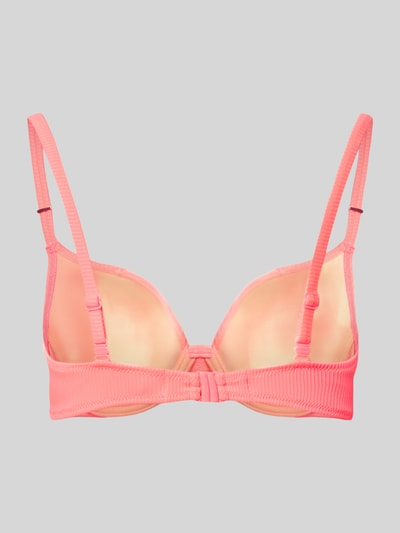 Produktfoto, Bikini-Oberteil mit verstellbaren Trägern Modell 'CASSIE' von Marie Jo in Pink, körpernah, Material-Mix mit Stretch-Anteil, Hakenverschluss