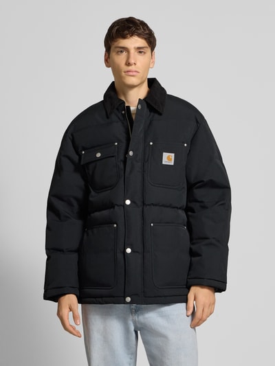 Carhartt Work In Progress Gewatteerd jack met labeldetail, model 'RAYLER’ Zwart - 4