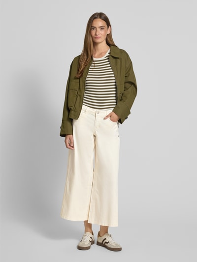 Buena Vista Wide Leg Hose im 5-Pocket-Design Modell 'ITALY' Offwhite 1