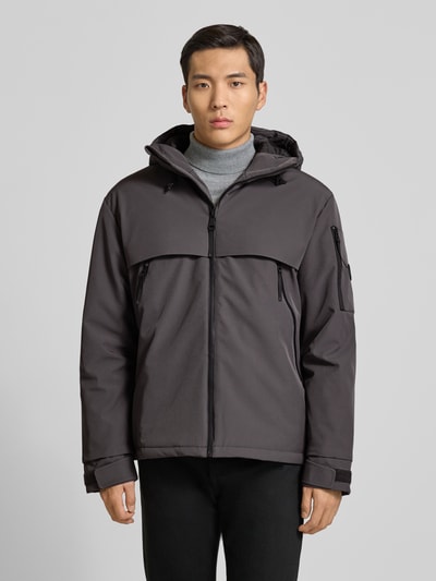 LUHTA Kurtka z kapturem model ‘HUKKALA’ Antracytowy 4