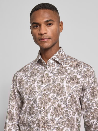 ETERNA Modern Fit Freizeithemd mit Kentkragen Sand 3