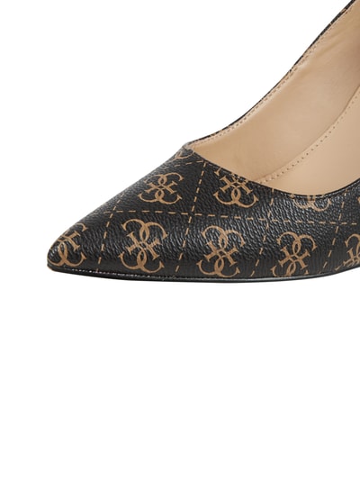 Guess Pumps in Leder-Optik  Mittelbraun 2