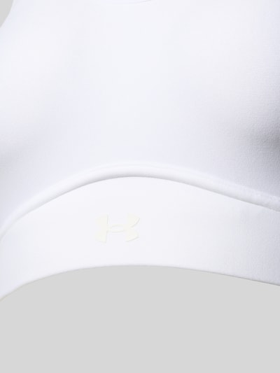 Under Armour Biustonosz sportowy o kroju regular fit z nadruk z logo Model 'Infinity' Biały 2