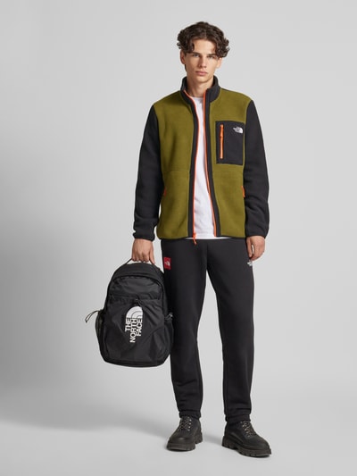 The North Face Sweatjacke mit Teddyfell Modell 'YUMIORI' Dunkelgruen 1