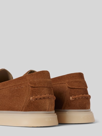 Gant Mocassins met siernaden, model 'Boery' Cognac - 2