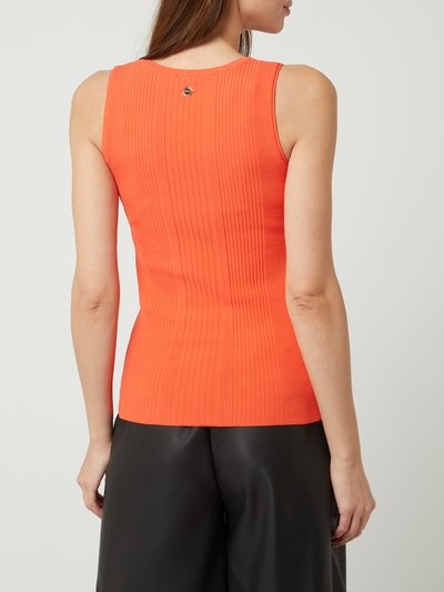 Marc Cain Top mit Rippenstruktur  Rot 5