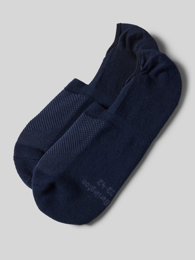 Burlington Sneakersocken mit Strukturmuster Modell 'Athleisure' Marine 1