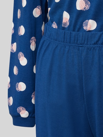 Mey Pyjama met korte knoopsluiting Donkerblauw - 2